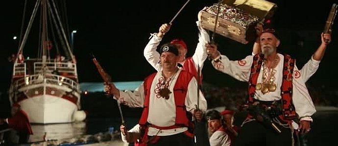 Pirate battle in Omis